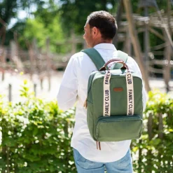 Sac à dos à langer Family club signature vert