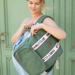 Sac à dos à langer Family club signature vert