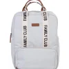 Sac à dos à langer Family club signature blanc cassé