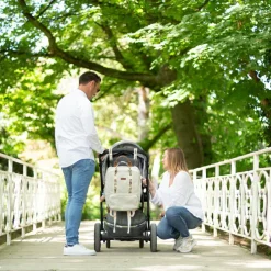 Sac à dos à langer Family club signature blanc cassé