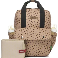 Sac à dos à langer Georgi Eco Leopard