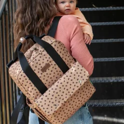 Sac à dos à langer Georgi Eco Leopard