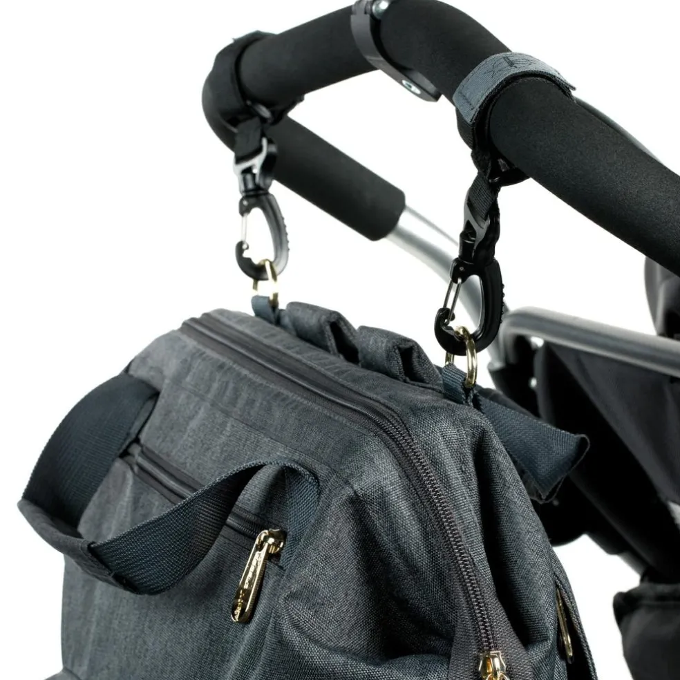 Sac à dos à langer Goldie anthracite