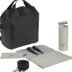 Sac à dos à langer Goldie Up Green Label Noir