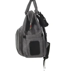 Sac à dos à langer gris