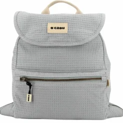 Sac à dos à langer évolutif nid d'abeille Bleu-Gris