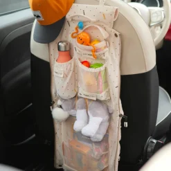 Sac à dos à langer évolutif nid d'abeille Bleu-Gris