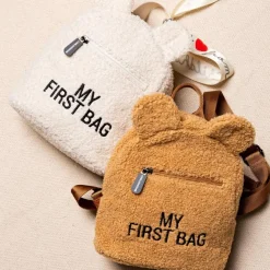 Sac à dos bébé My first bag Teddy beige (24 cm)