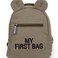 Sac à dos bébé My first bag toile kaki (24 cm)