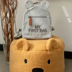 Sac à dos bébé My first bag canvas gris (24 cm)