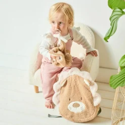 Sac à dos bébé Teddy Lion Caramel