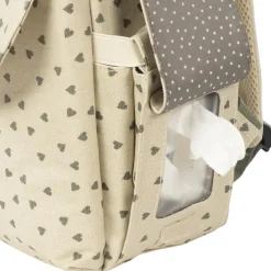 Sac à dos coeurs Poppy Mousse