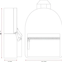 Sac à dos enfant fleurs rose