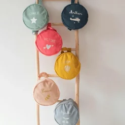 Sac à dos enfant rose poudré (personnalisable)