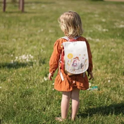 Sac à dos La fille et la trottinette (personnalisable)