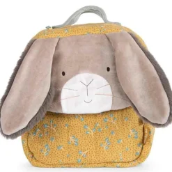 Sac à dos lapin ocre Trois petits lapins (personnalisable)