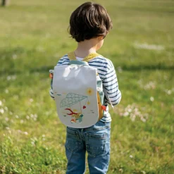 Sac à dos Le garçon et le deltaplane (personnalisable)