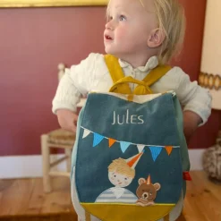 Sac à dos Les copains d'abord Ours (personnalisable)