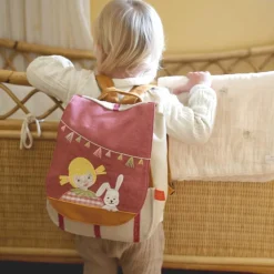 Sac à dos Les copains d'abord Lapin (personnalisable)