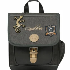 Sac à dos maternelle Grey Badges (30 cm)