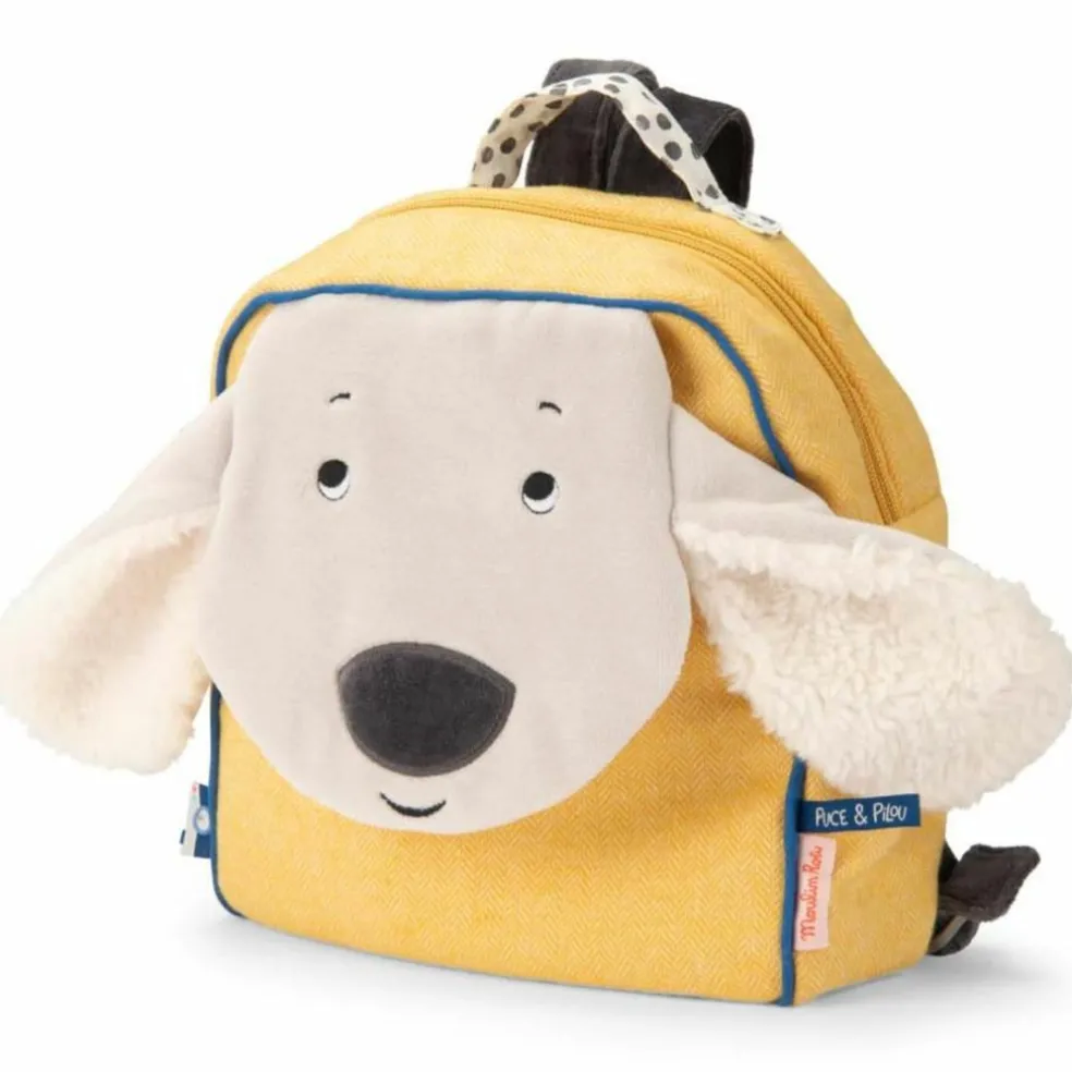 Sac à dos Pilou jaune Puce et Pilou
