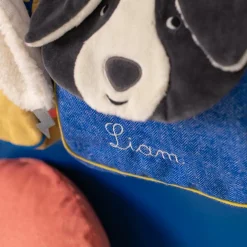 Sac à dos Puce bleu Puce et Pilou (personnalisable)