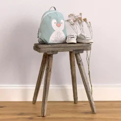 Sac à dos Tiny About Friends Pingouin bleu clair