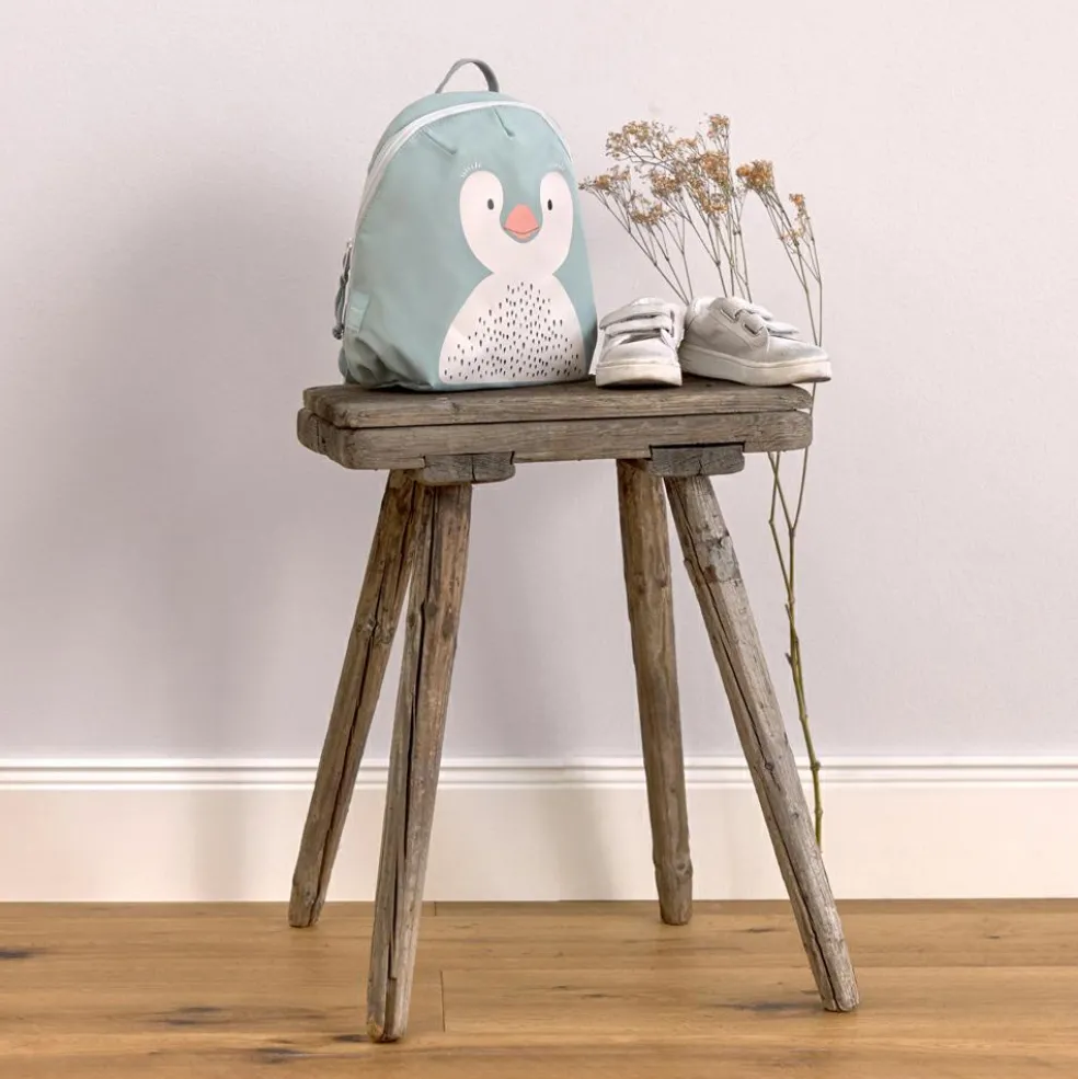 Sac à dos Tiny About Friends Pingouin bleu clair