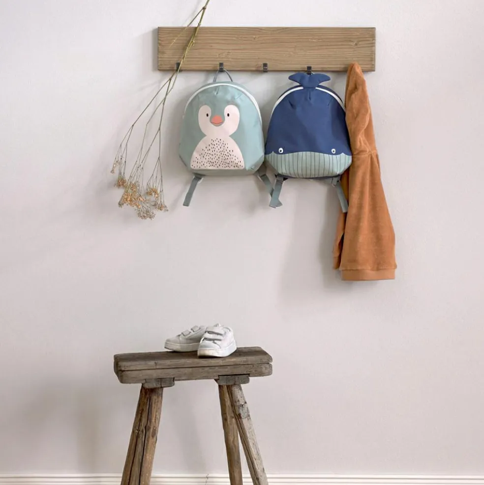 Sac à dos Tiny About Friends Pingouin bleu clair