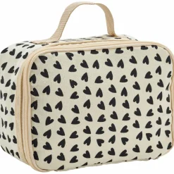 Sac à goûter isotherme Cœurs Ecru