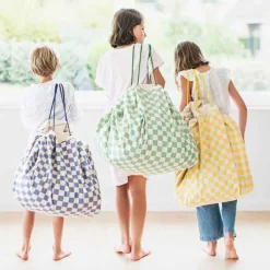 Sac à jouet 2 en 1 Noomad Original Vichy Yellow