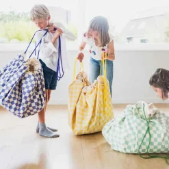 Sac à jouet 2 en 1 Noomad Original Vichy Yellow