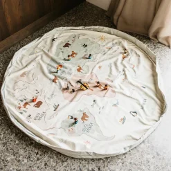 Sac à jouet 2 en 1 réversible Noomad Original Worldmap