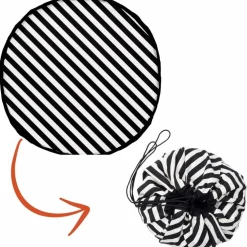 Sac à jouets 2 en 1 Noomad Original Stripes Black