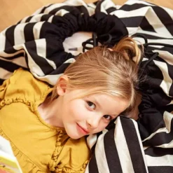 Sac à jouets 2 en 1 Noomad Original Stripes Black