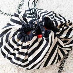 Sac à jouets 2 en 1 Noomad Original Stripes Black