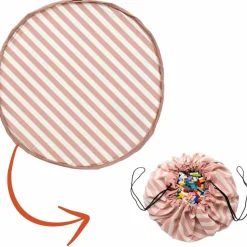 Sac à jouets 2 en 1 Noomad Original Stripes Pink