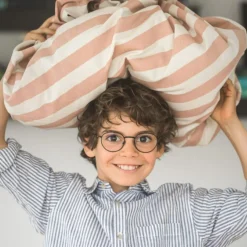 Sac à jouets 2 en 1 Noomad Original Stripes Pink