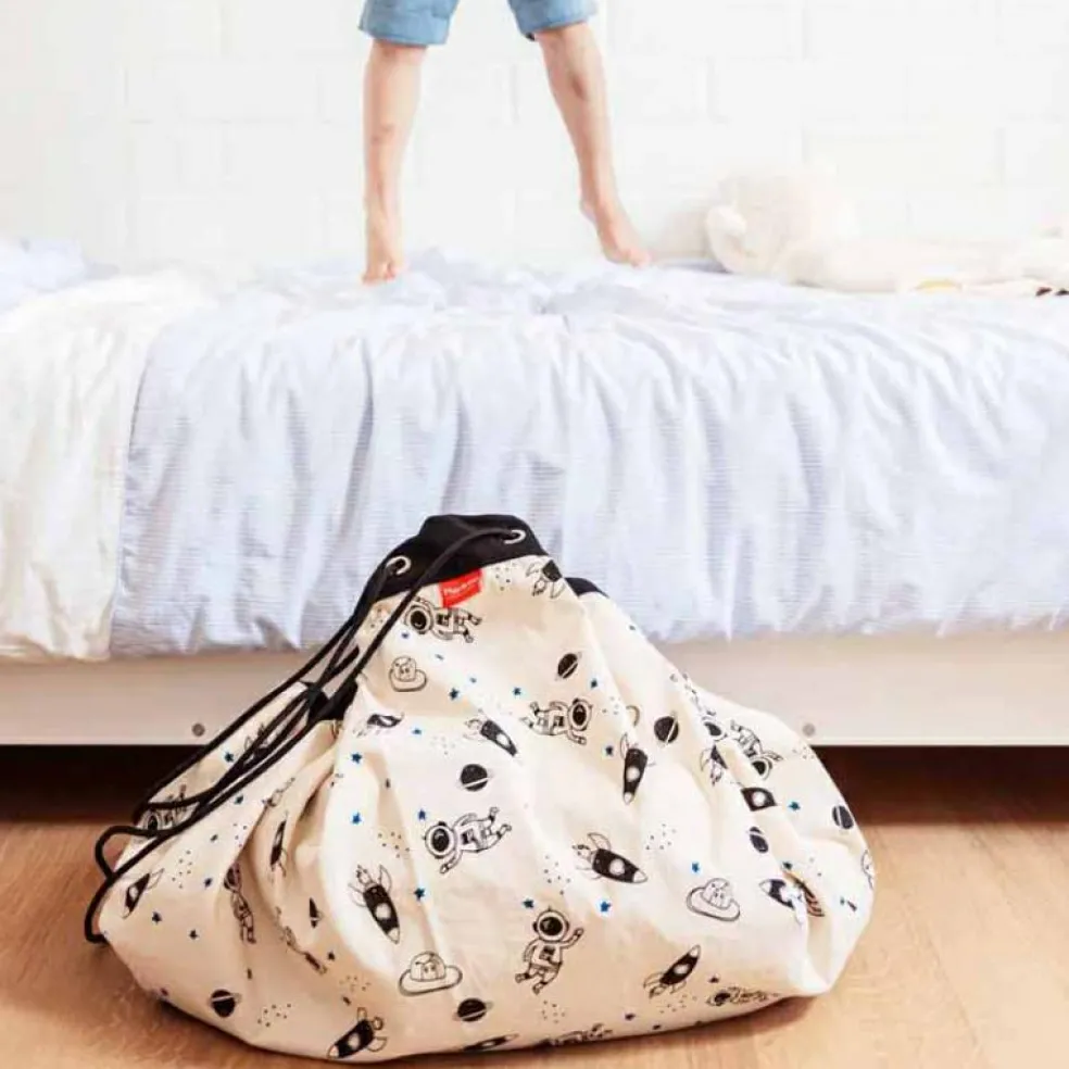 Sac à jouets 2 en 1 phosphorescent Print Espace