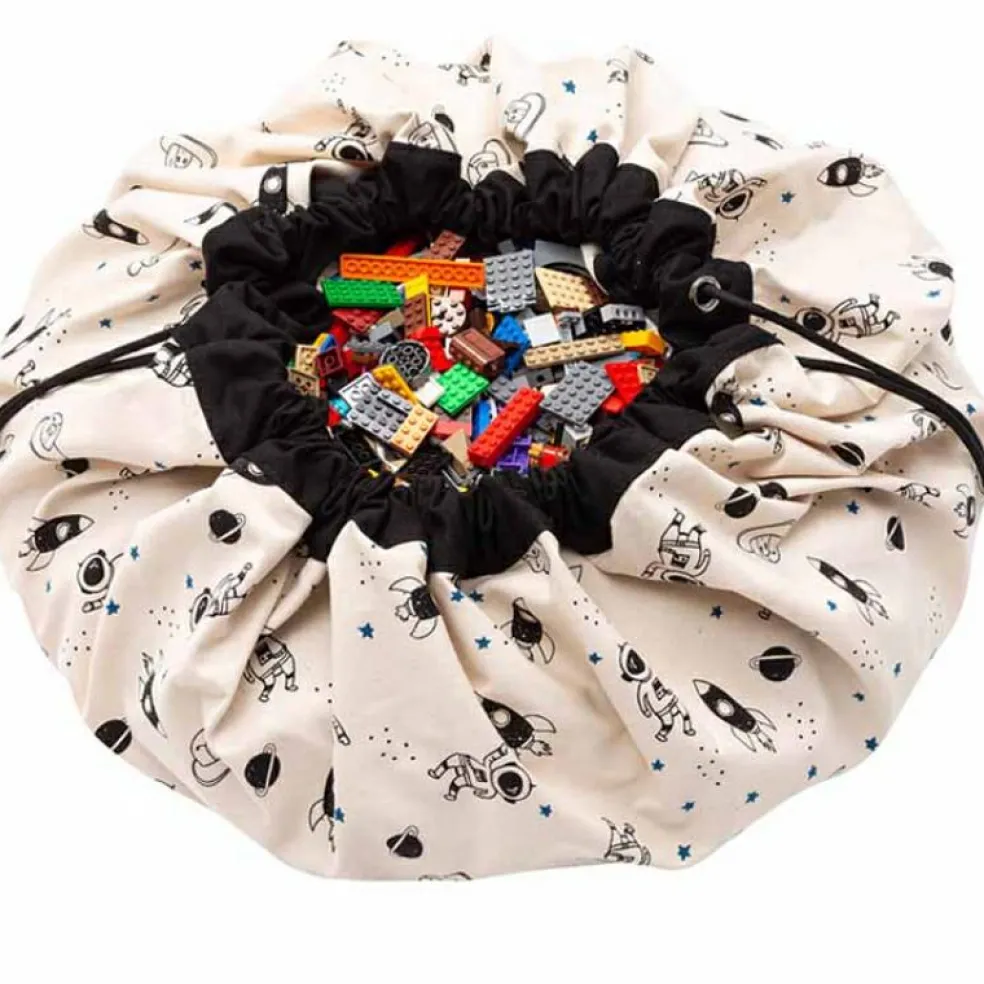 Sac à jouets 2 en 1 phosphorescent Print Espace