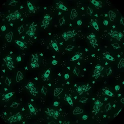 Sac à jouets 2 en 1 phosphorescent Print Espace