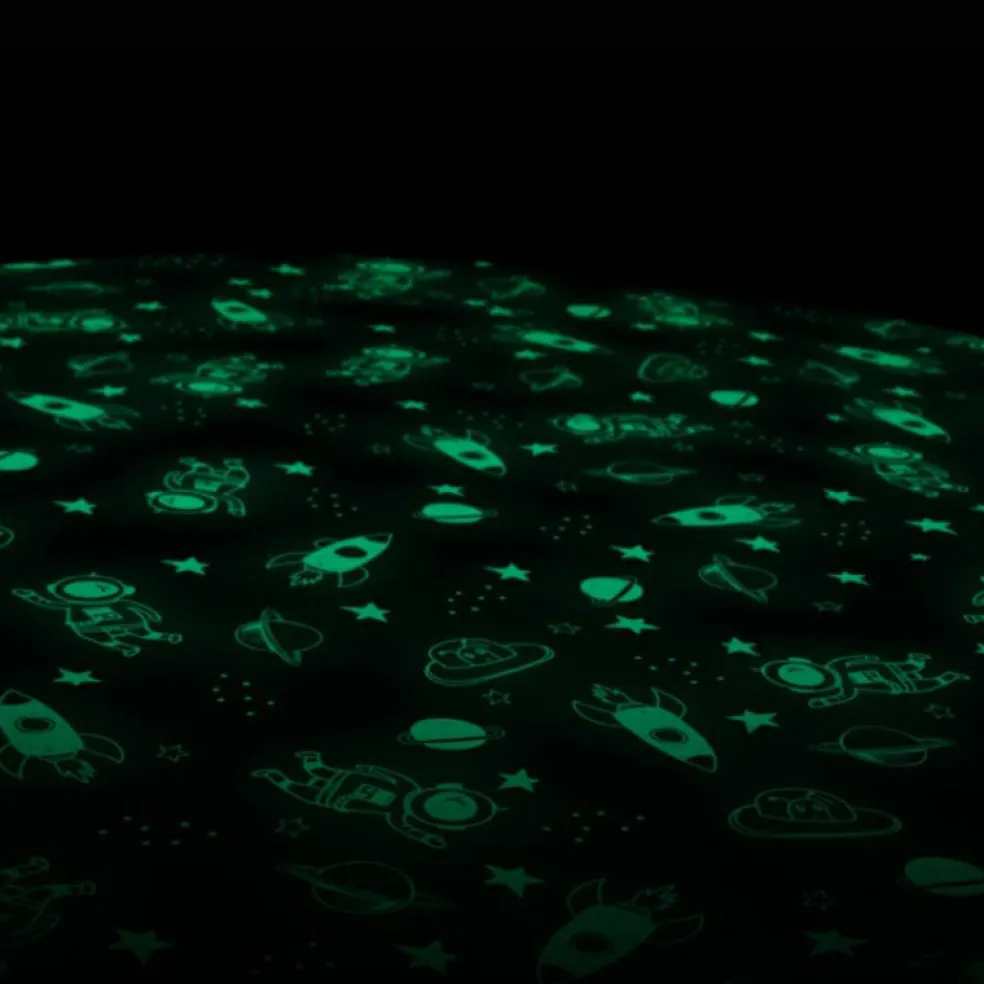 Sac à jouets 2 en 1 phosphorescent Print Espace