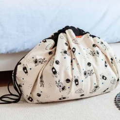 Sac à jouets 2 en 1 phosphorescent Print Espace