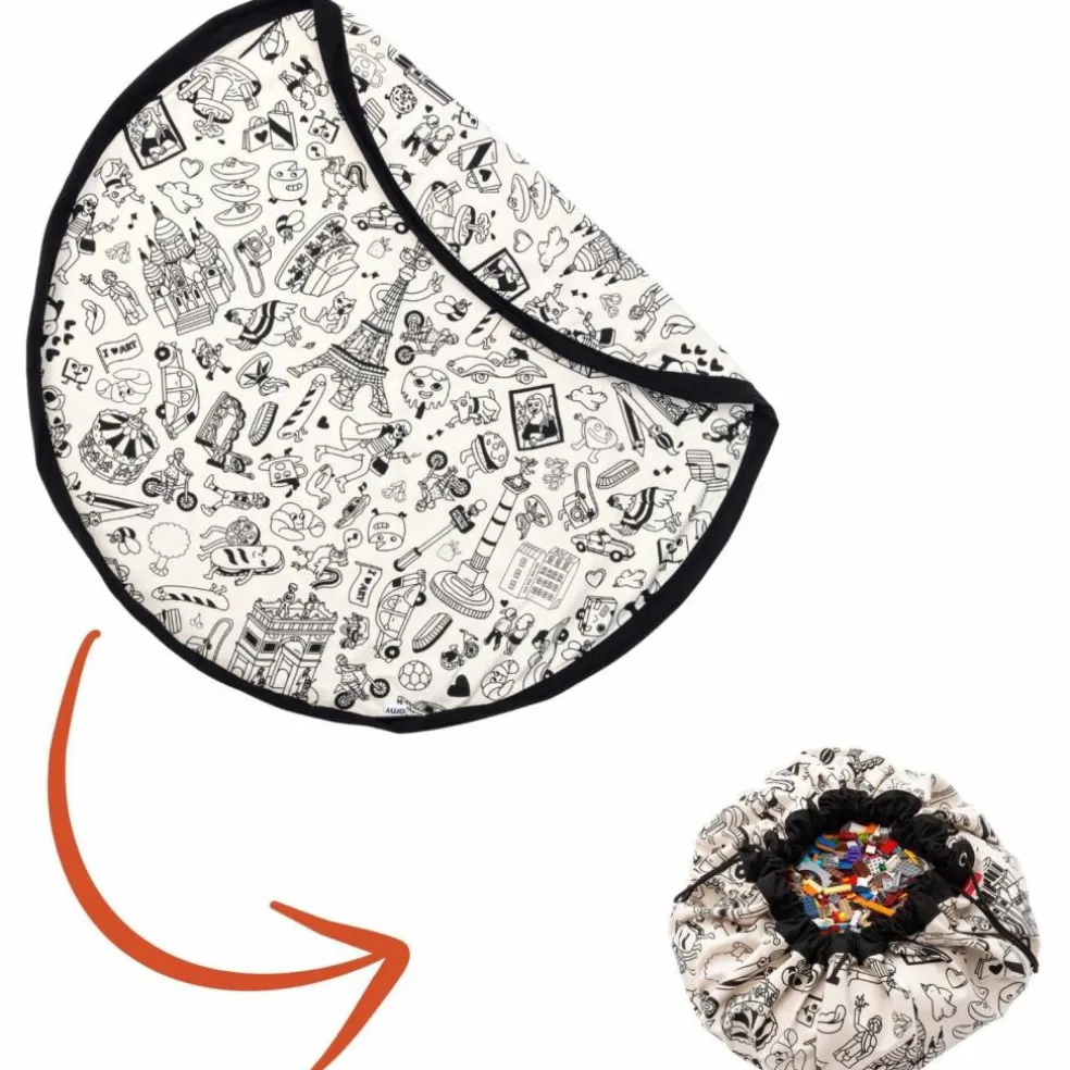 Sac à jouets 2 en 1 réversible Noomad Original Color my bag OMY Paris