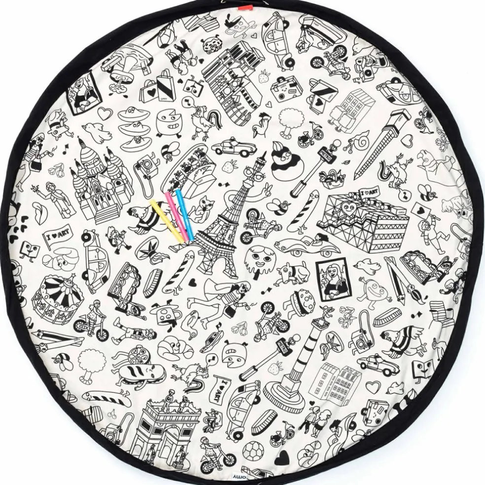 Sac à jouets 2 en 1 réversible Noomad Original Color my bag OMY Paris