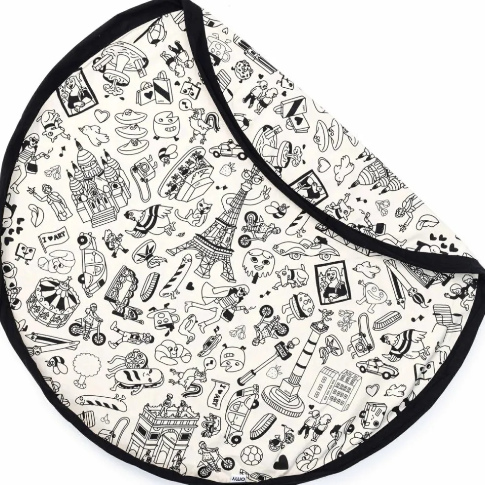 Sac à jouets 2 en 1 réversible Noomad Original Color my bag OMY Paris