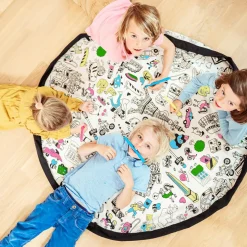 Sac à jouets 2 en 1 réversible Noomad Original Color my bag OMY Paris