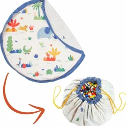 Sac à jouets 2 en 1 réversible Noomad Original Les Toupitis