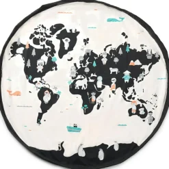 Sac à jouets 2 en 1 réversible Noomad Original Worldmap