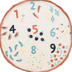 Sac à jouets 2 en 1 réversible Noomad Original Veggie numbers